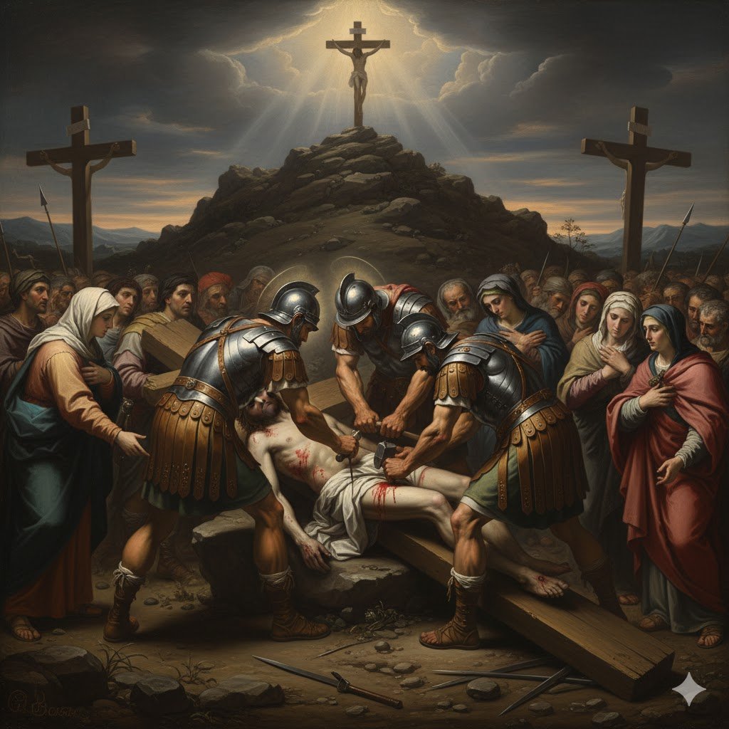 Jesus pregado na Cruz