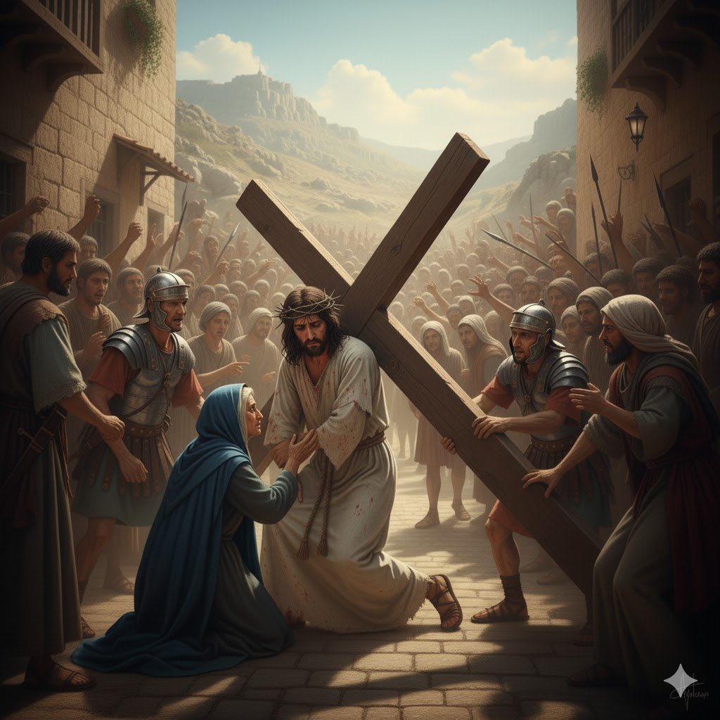 Encontro de Jesus com sua Mãe